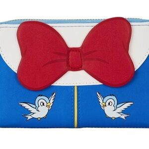 Loungefly Disney Snow White Cosplay Bow Zip-Around Wallet Snow White